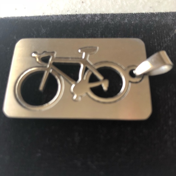 New Listing  Laser Cut Bike Pendant or Dog Tag - Picture 2 of 8